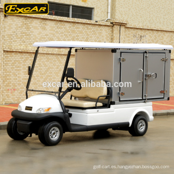 carrito de golf con 2 asientos tipo de combustible eléctrico y carrito de golf eléctrico con caja de carga